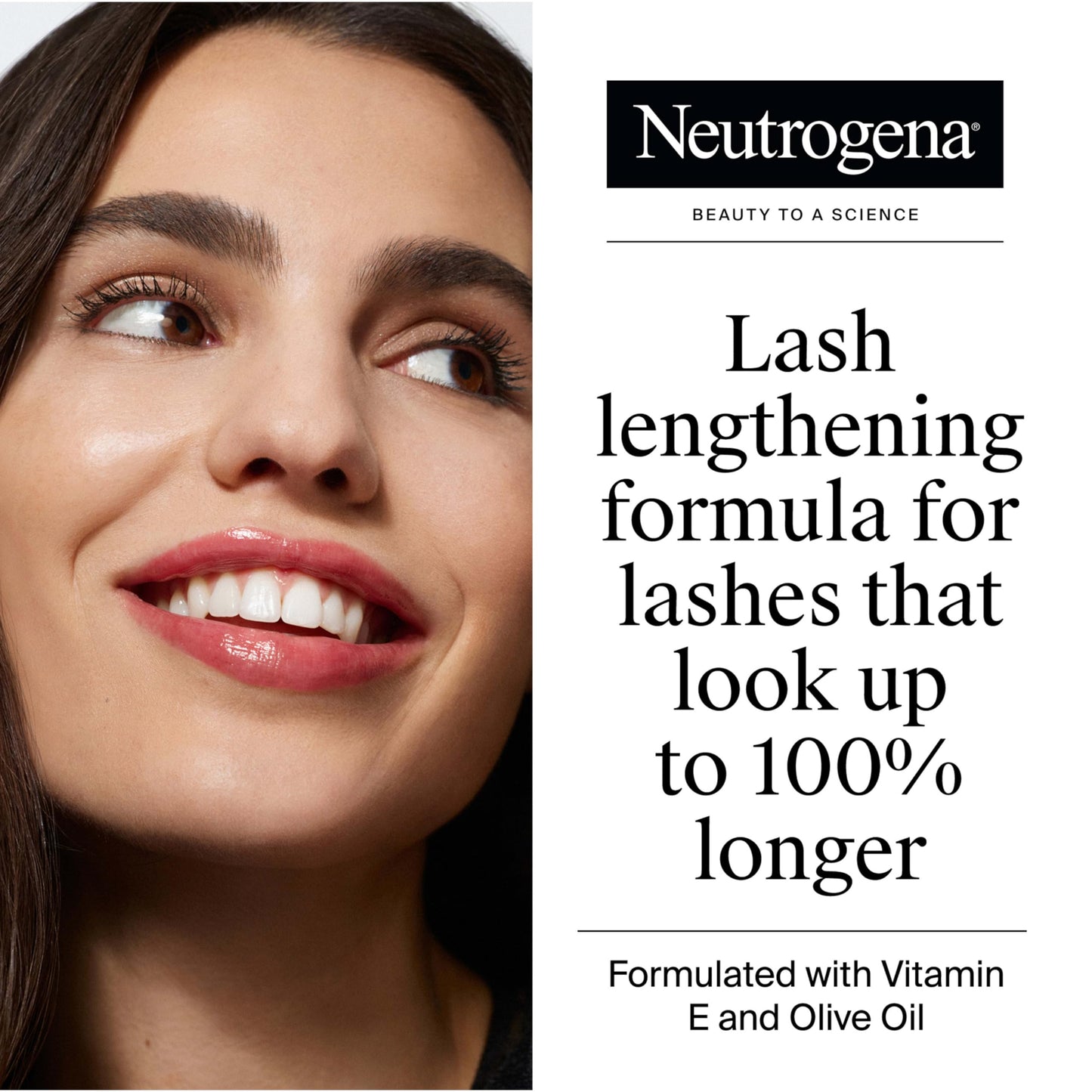 Neutrogena Healthy Lengths Mascara - with Vitamin E & Olive Oil, Lengthening Formula Extends the Look of Your Lashes up to 100% without Clumping