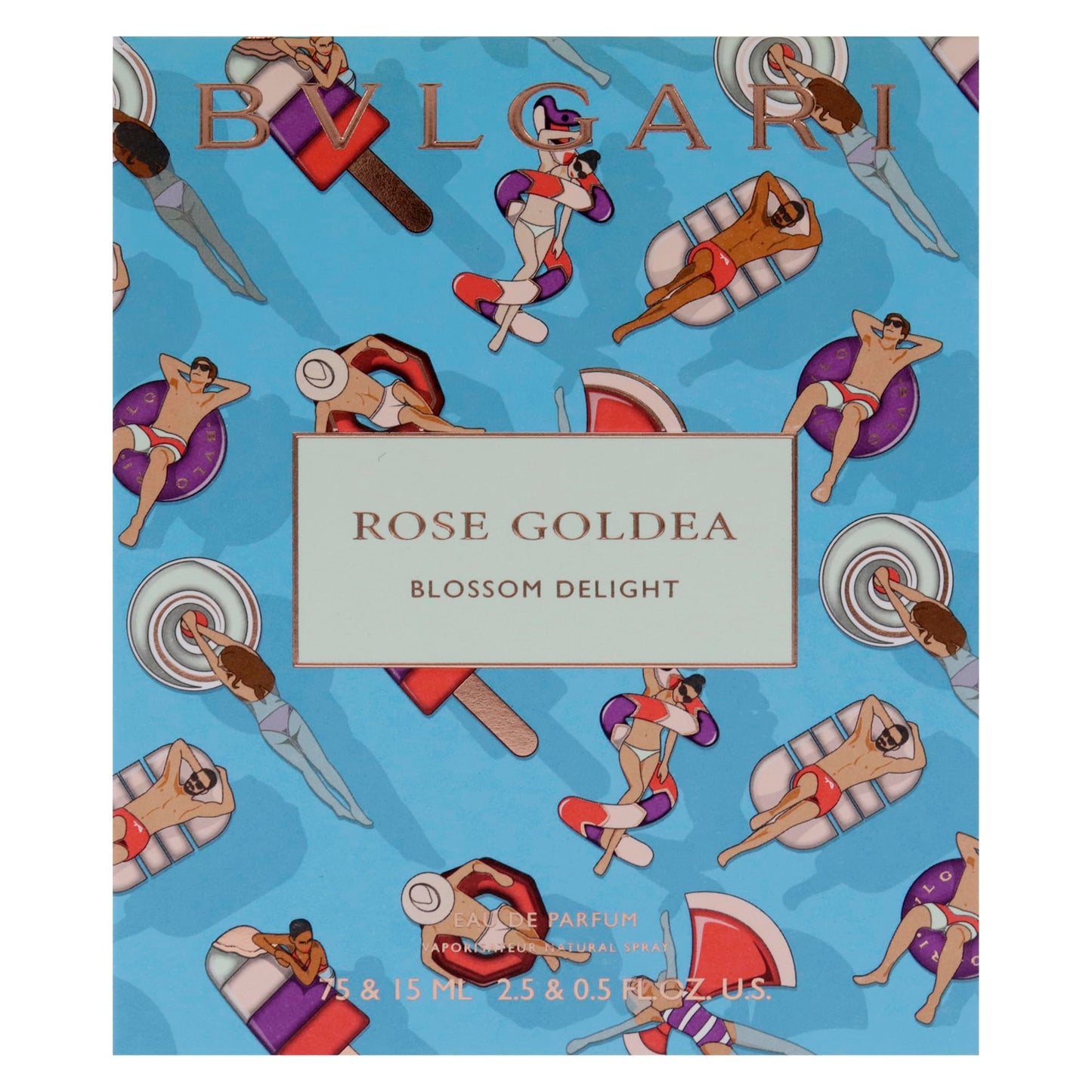 Bvlgari Rose Goldea Blossom Delight for Women - 2 Pc Gift Set 2.5oz EDP Spray, 0.5oz EDP Spray