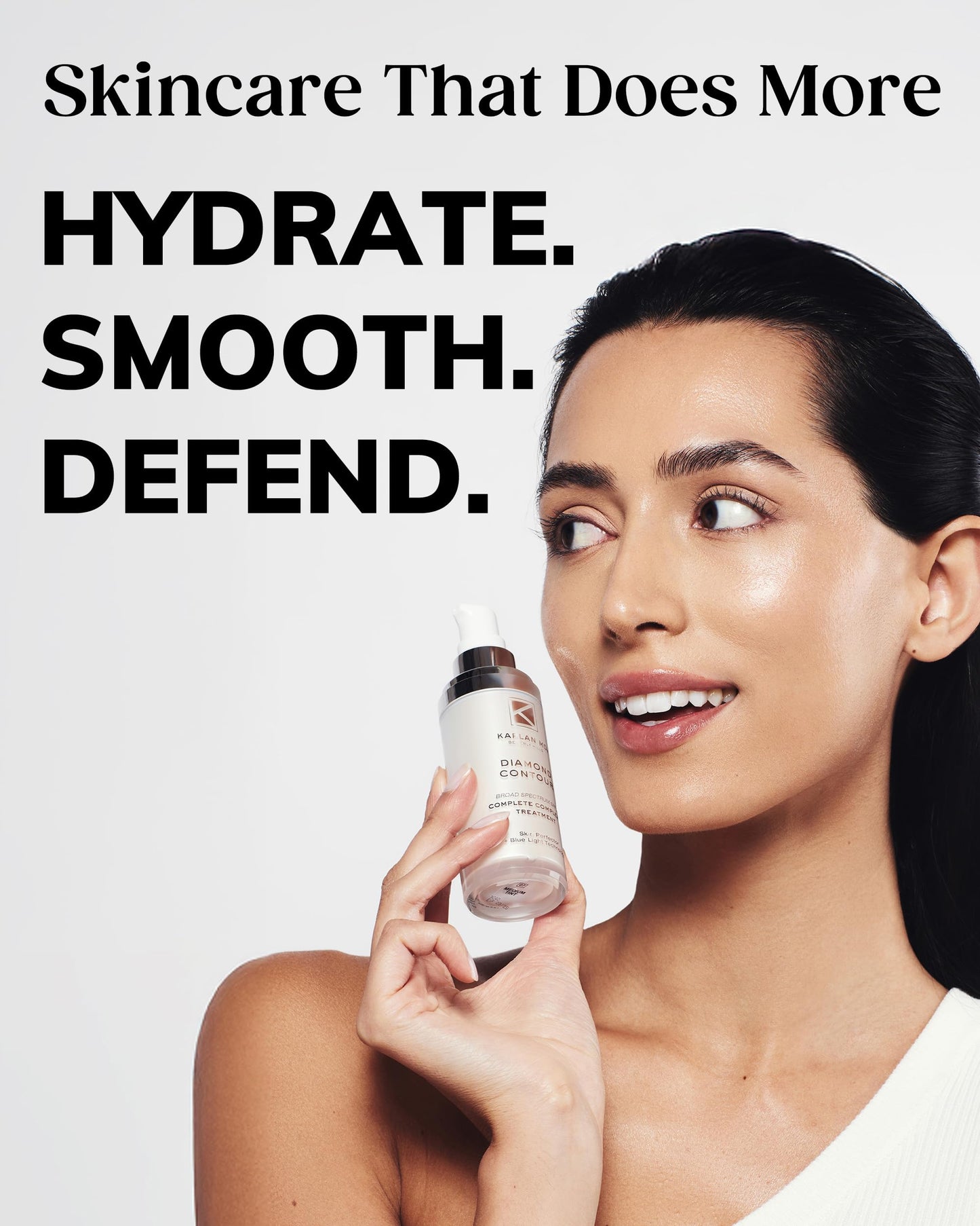 KAPLAN MD Diamond Contour Broad Spectrum SPF 30 - Complete Complexion Treatment, Hydrating Sheer Coverage, UVA/UVB & Blue Light Protection