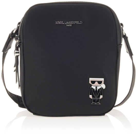 KARL LAGERFELD Paris Women's AMOUR Handbag, BLACK MULTI, 1SZ