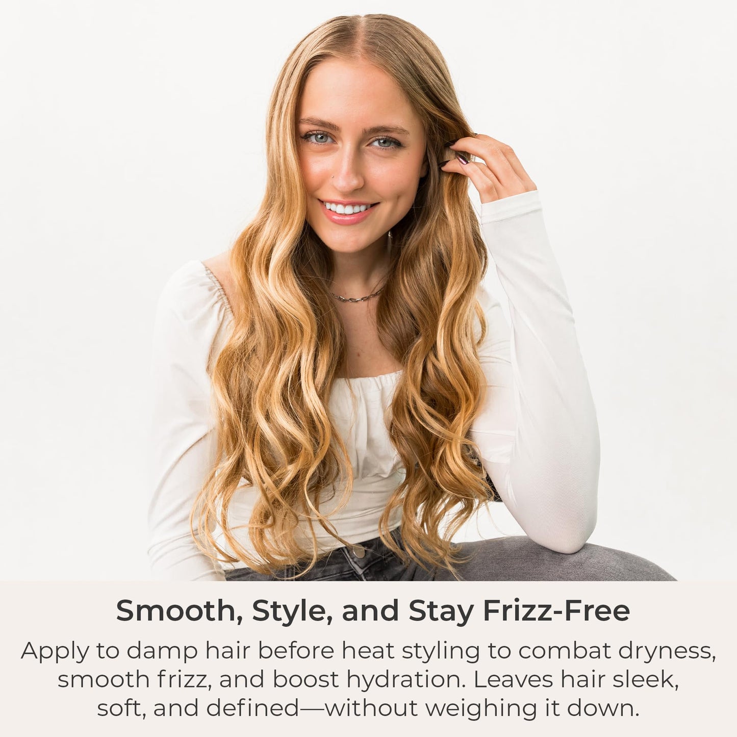 CIBU Dual Phase Blowout Gel - Blow Out Gel for Hydration and Protection Against Heat Damage - For Smooth & Shiny Look with Sunflower Seed Extract