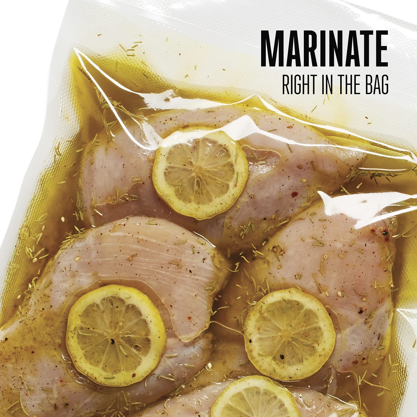 Weston Vacuum Sealer Bags, 2 Ply 3mm Thick, for NutriFresh, FoodSaver & Other Heat-Seal Systems, for Meal Prep and Sous Vide, BPA Free, 15" x 18"…