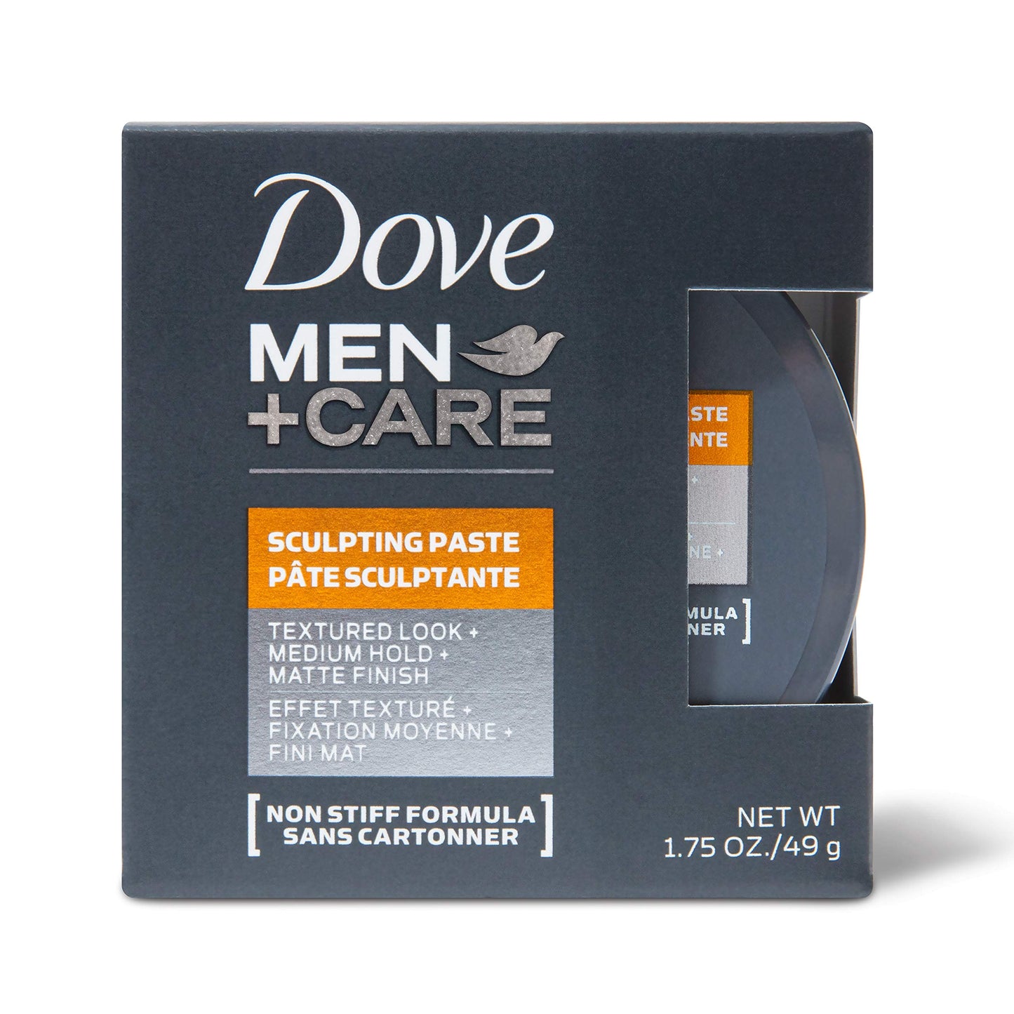 Dove Men+Care Styling Aid Hair Product Medium Hold Sculpting Hair Paste for a Textured Look With A Matte Finish 175 oz