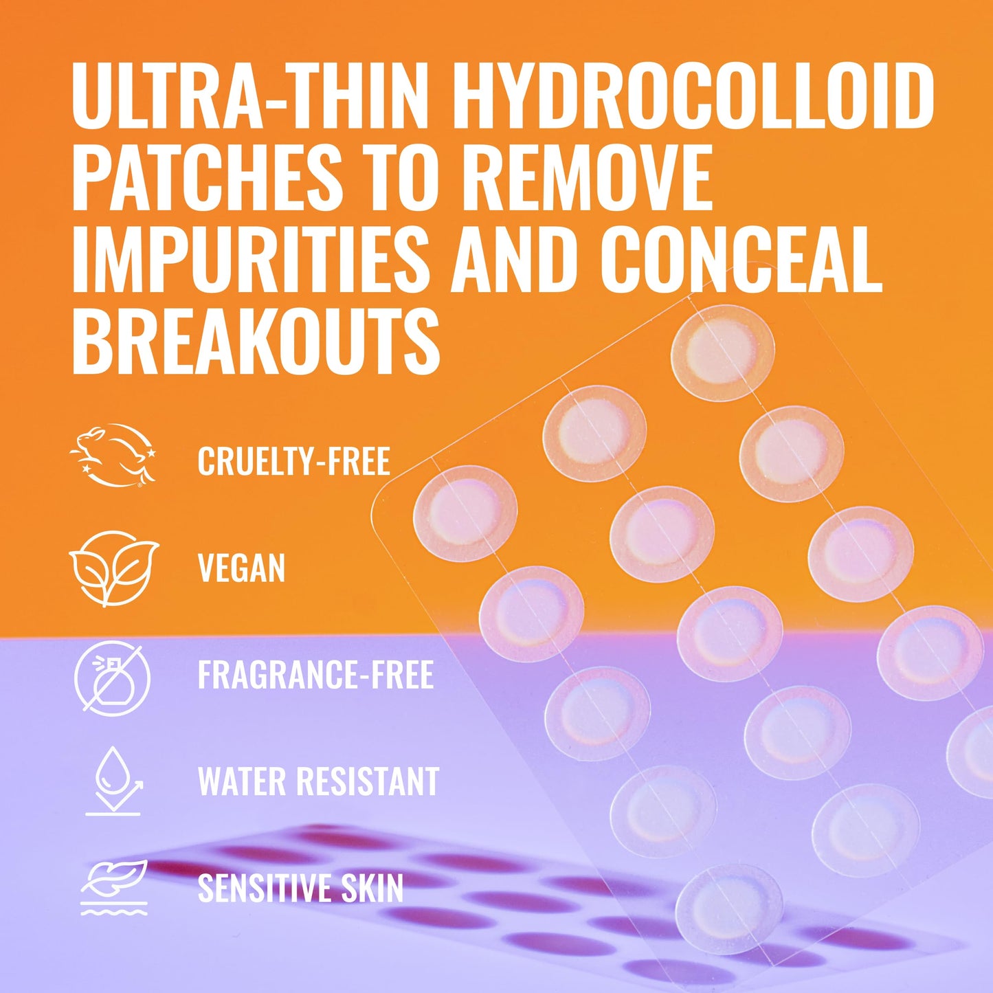 Good Molecules Pimple Patches for Face, 100 Pack - Ultra-Thin Hydrocolloid Patches, Invisible Under Makeup, Conceals Blemishes, Blackheads & Zits Beauty and Personal Care Good Molecules