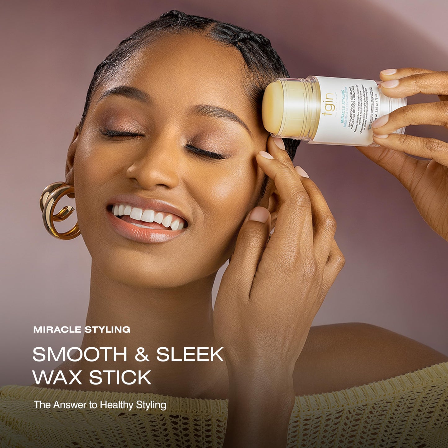 Thank God It's Natural Smooth & Sleek Wax Stick Store - Miracle Styling Smooth & Sleek Slick Back Products