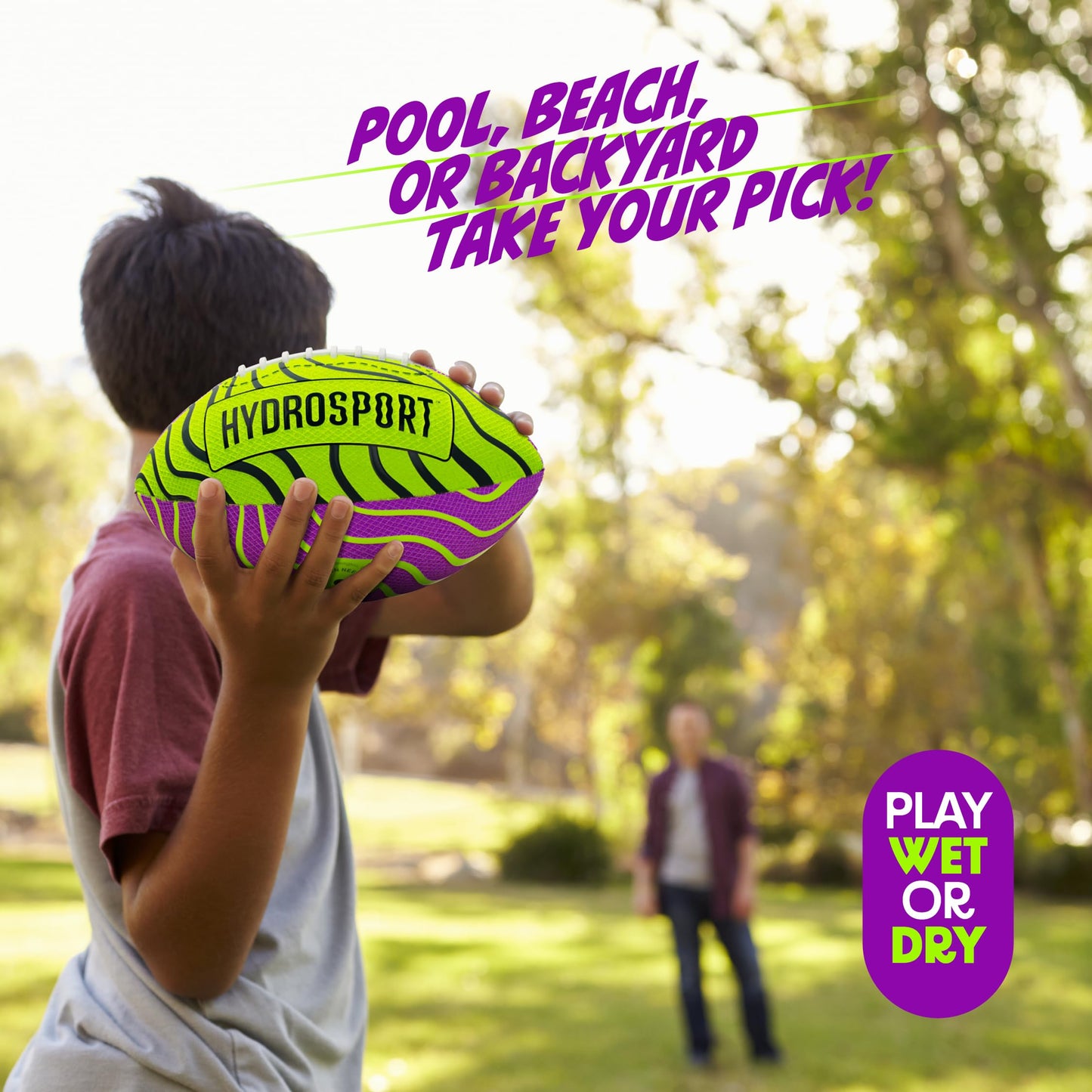 Water Football for Pool, Beach & Lake – Waterproof Toy for Kids 8-12, Teens & Adults – Outdoor Fun & Birthday Gift for Boys