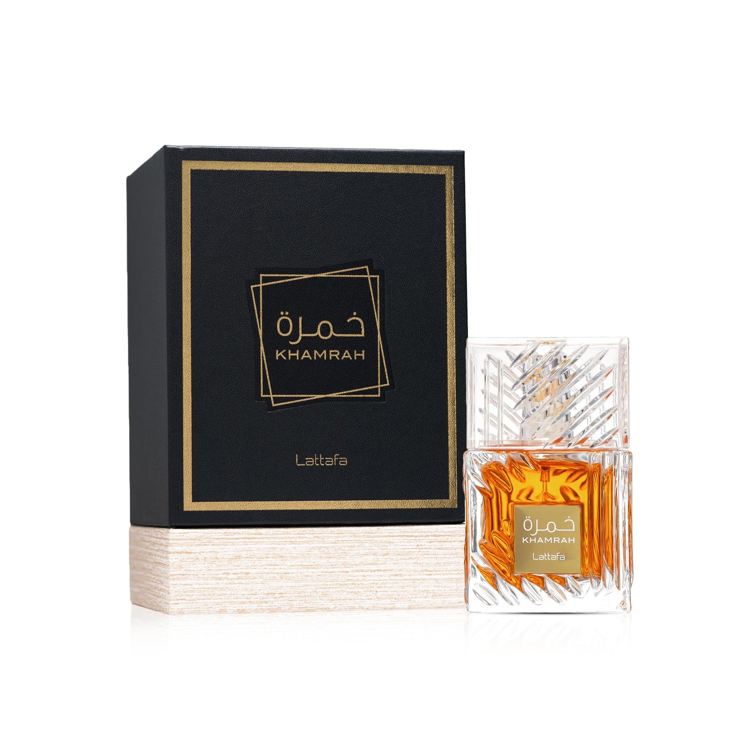 Lattafa Khamrah - Vanilla, Warm Spicy, Amber, Cinnamon - Eau de Parfum Long-Lasting Fragrance for Unisex, 3.40 Ounce / 100 ml Beauty and Personal Care Lattafa