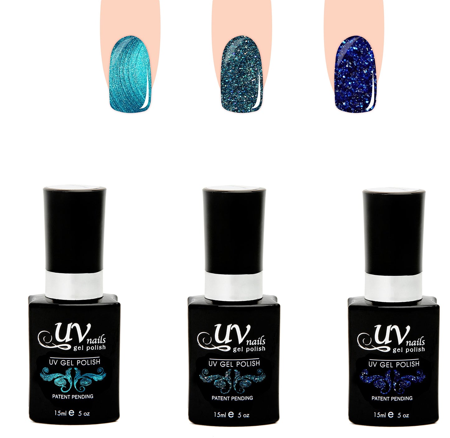 UV-Nails Vesta Set of 3 UV or LED gel polish Beauty & Personal Care UV-NAILS
