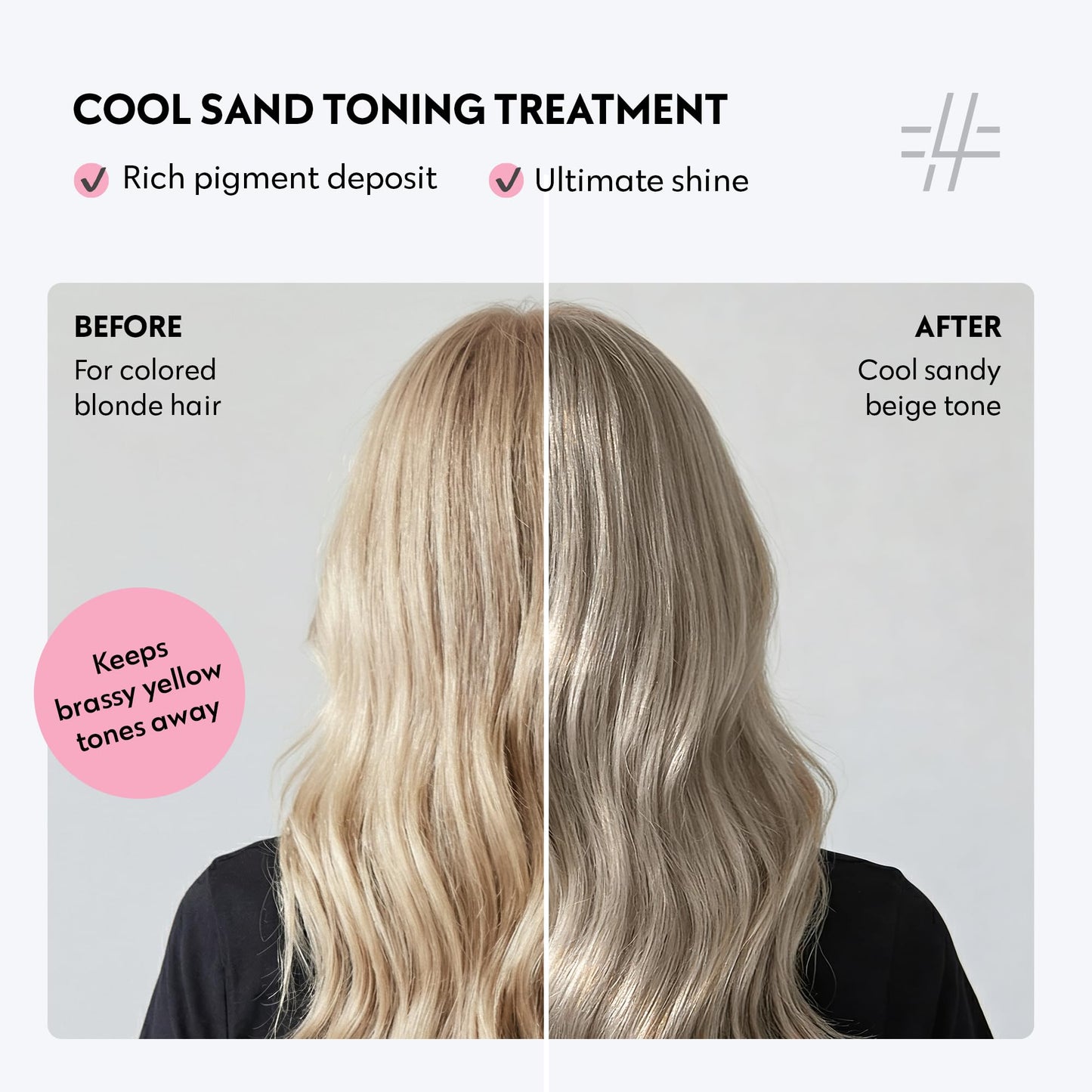 FOUR REASONS Color Mask Cool Sand Blonde Hair Gloss, Depositing Conditioner Beauty and Personal Care FOUR REASONS