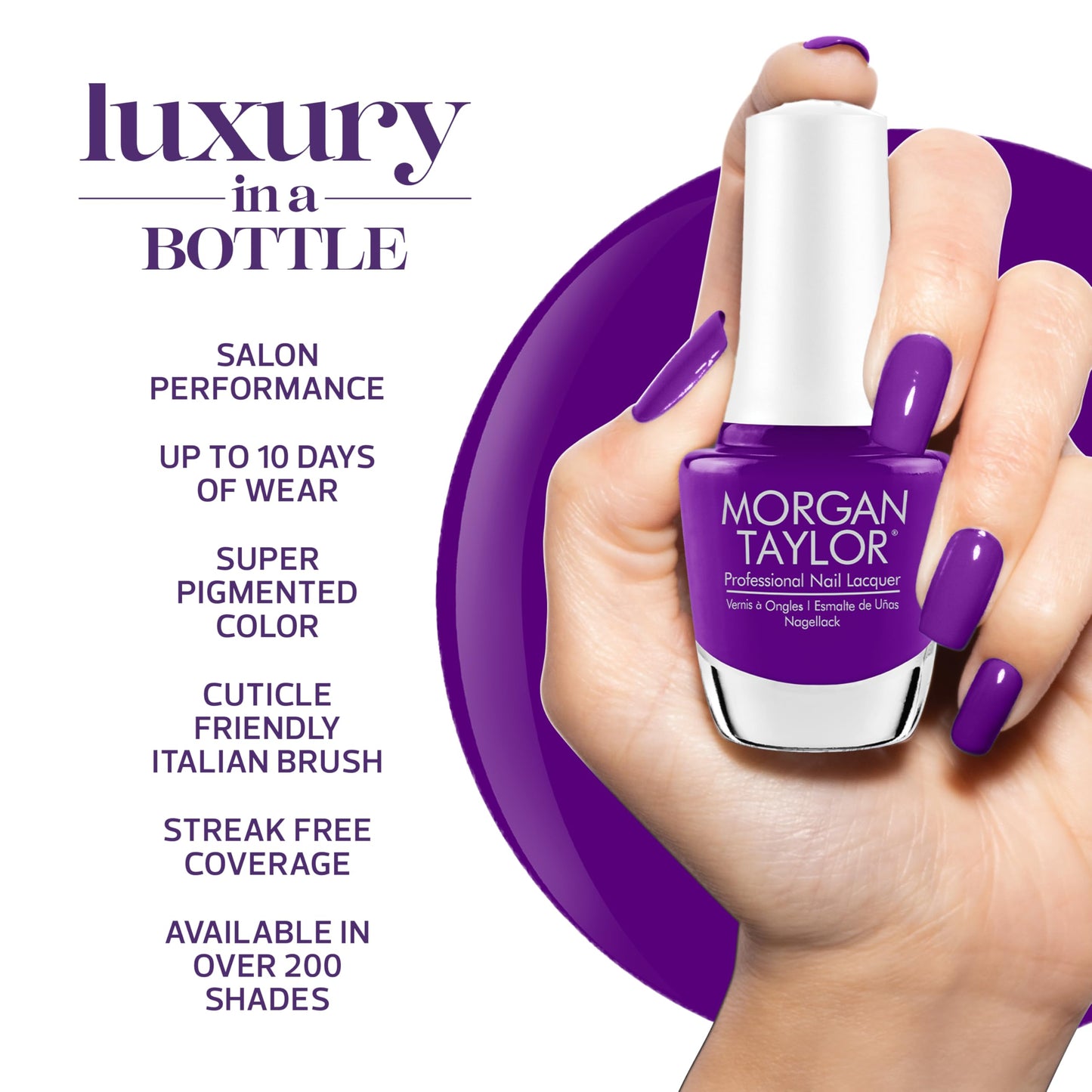 Morgan Taylor Let's Roll Summer Collection - Professional Lacquer, Vibrant, Chip-Resistant, Fast-Drying, Long-Lasting, High-Shine, Perfect Beauty & Personal Care Morgan Taylor