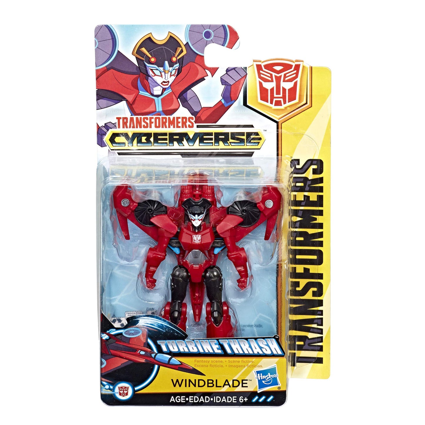 Transformers E1896 Cyberverse Scout Class Wind Blade Action Figures