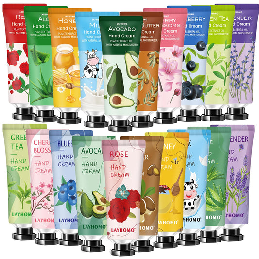 20 Pack Hand Cream Gifts Set,Hand Lotion for Dry Hands,Stocking Stuffers for Women,Teacher Appreciation Gifts,Birthday Gifts Stuffers for Teens,Travel