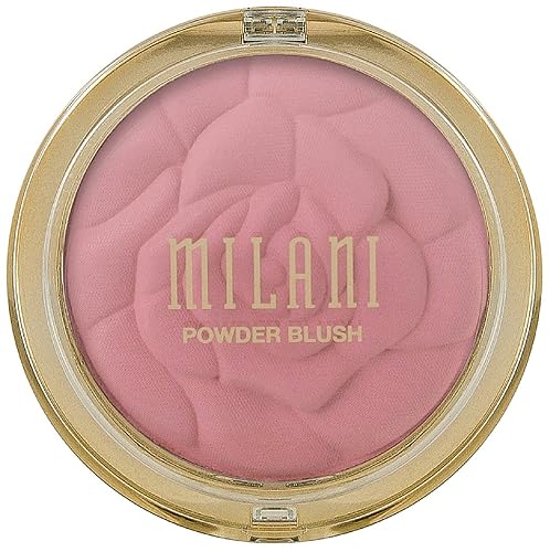 Milani Rose Powder Blush, Romantic Rose [01] 0.60 oz (Pack of 2)