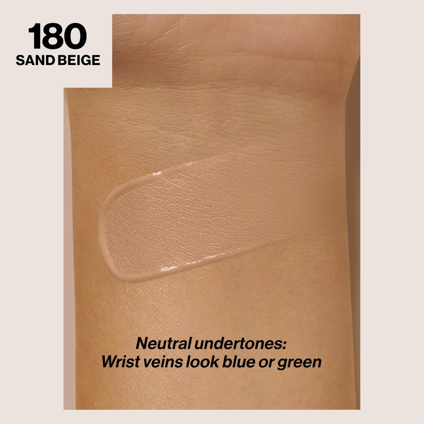 Revlon Liquid Foundation, ColorStay Face Makeup for Combination & Oily Skin, SPF 15, Medium-Full Coverage with Matte Finish, 180 Sand Beige, 1 Fl Oz