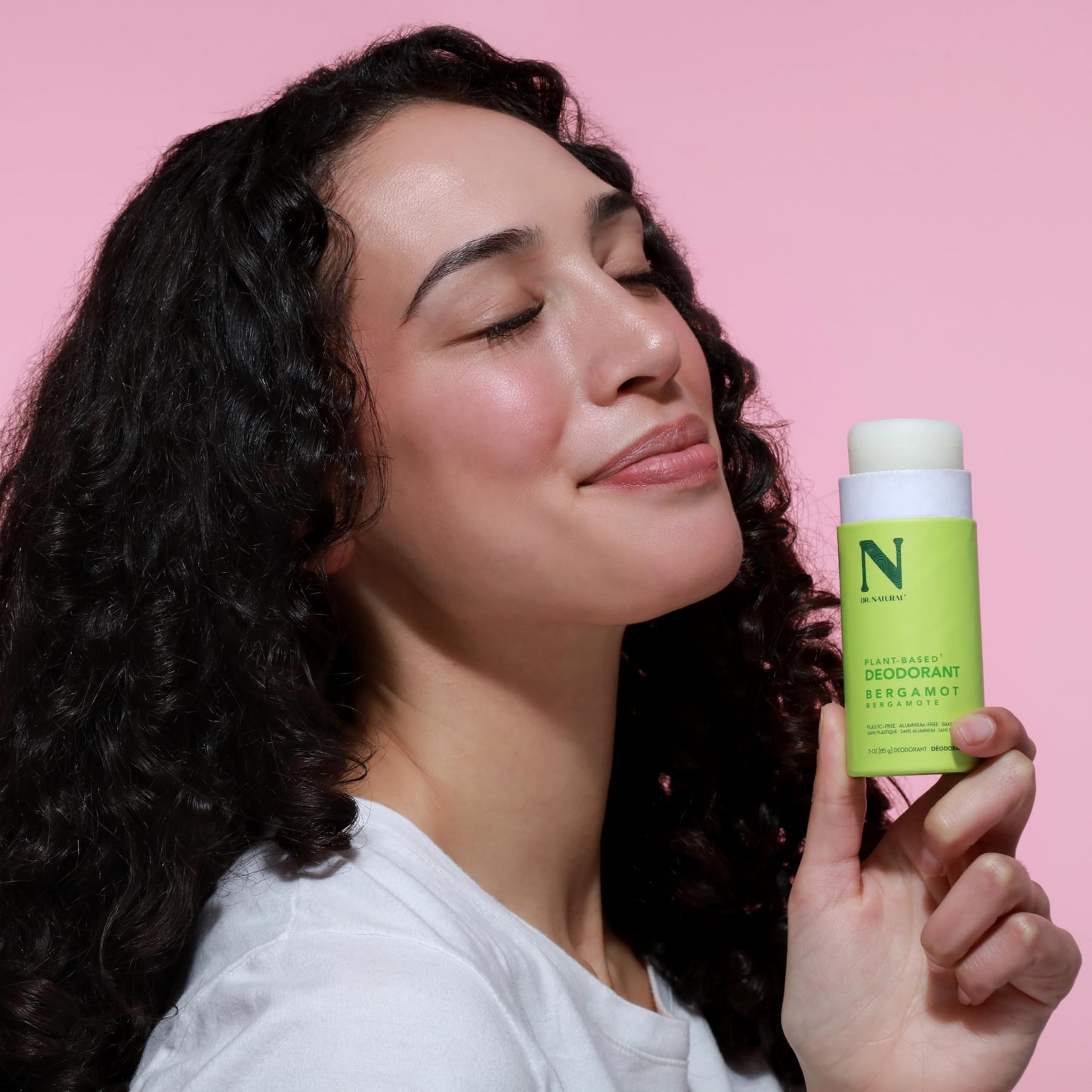Dr. Natural Deodorant Stick - Baking Soda and Aluminum Free - Natural for Sensitive Skin - Lasting Freshness - Bergamot - 3 oz