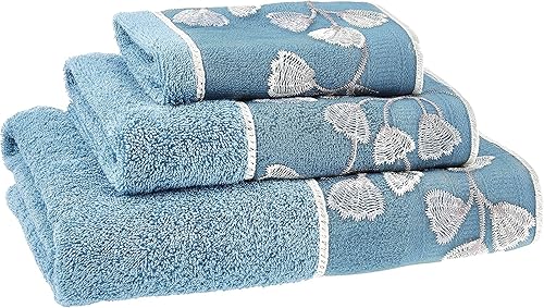 Zahari Home Capri Modern Bathroom Towel Set - 3 Piece Set, Bath Towel, Hand Towel and Wash Towel - Classic Luxury Contemporary Decor - Beautiful Bath…