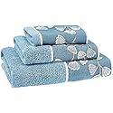 Zahari Home Capri Modern Bathroom Towel Set - 3 Piece Set, Bath Towel, Hand Towel and Wash Towel - Classic Luxury Contemporary Decor - Beautiful Bath…