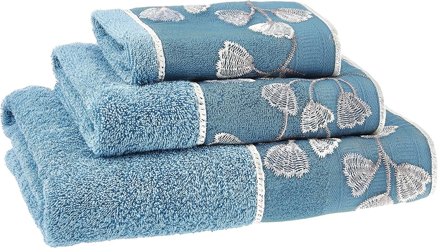 Zahari Home Capri Modern Bathroom Towel Set - 3 Piece Set, Bath Towel, Hand Towel and Wash Towel - Classic Luxury Contemporary Decor - Beautiful Bath…