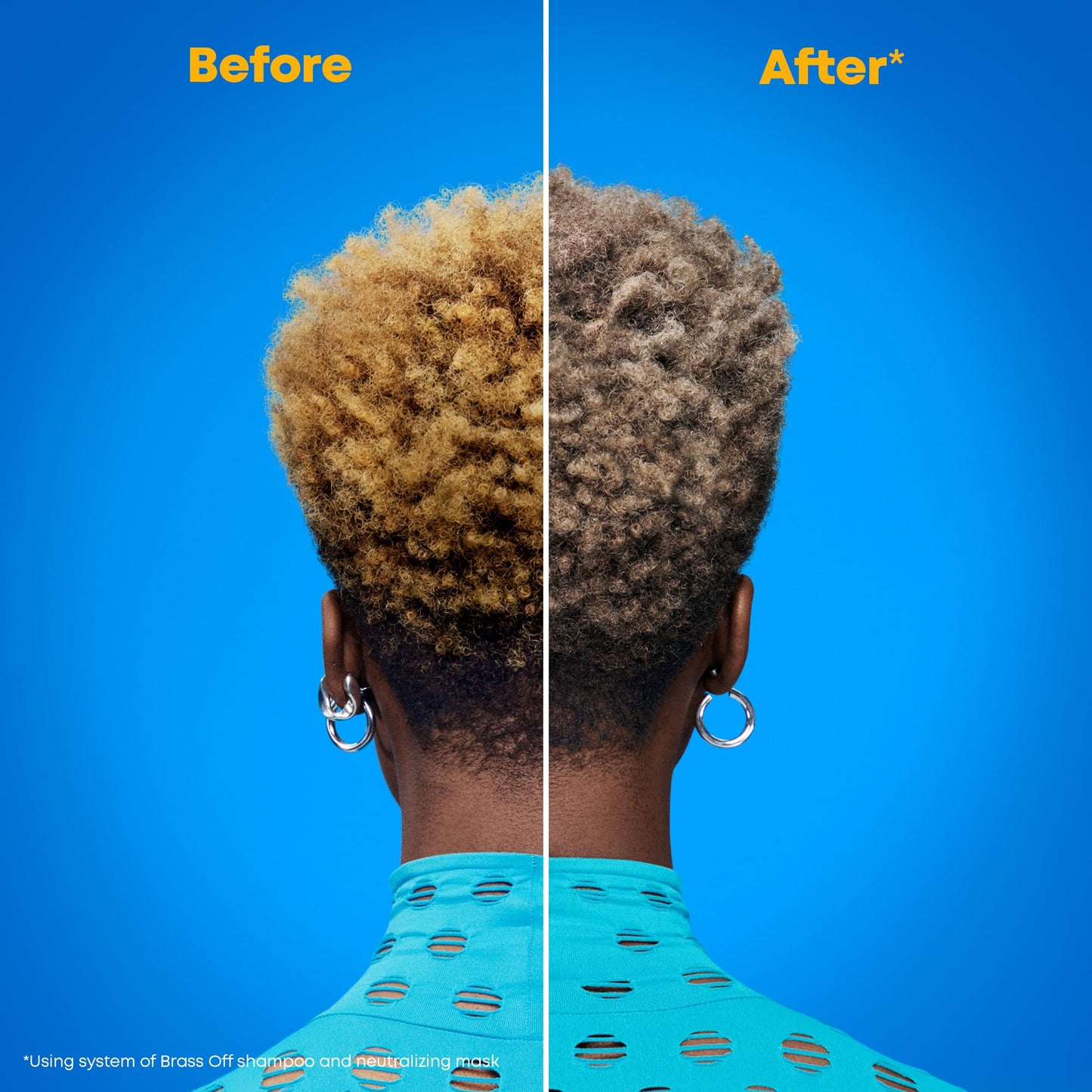 Matrix Brass Off All-In-One Toning Leave-In Spray - Nourishes and Neutralizes Brassy & Orange Tones With Frizz Control, For Color-Treated Hair, 6.8 Fl
