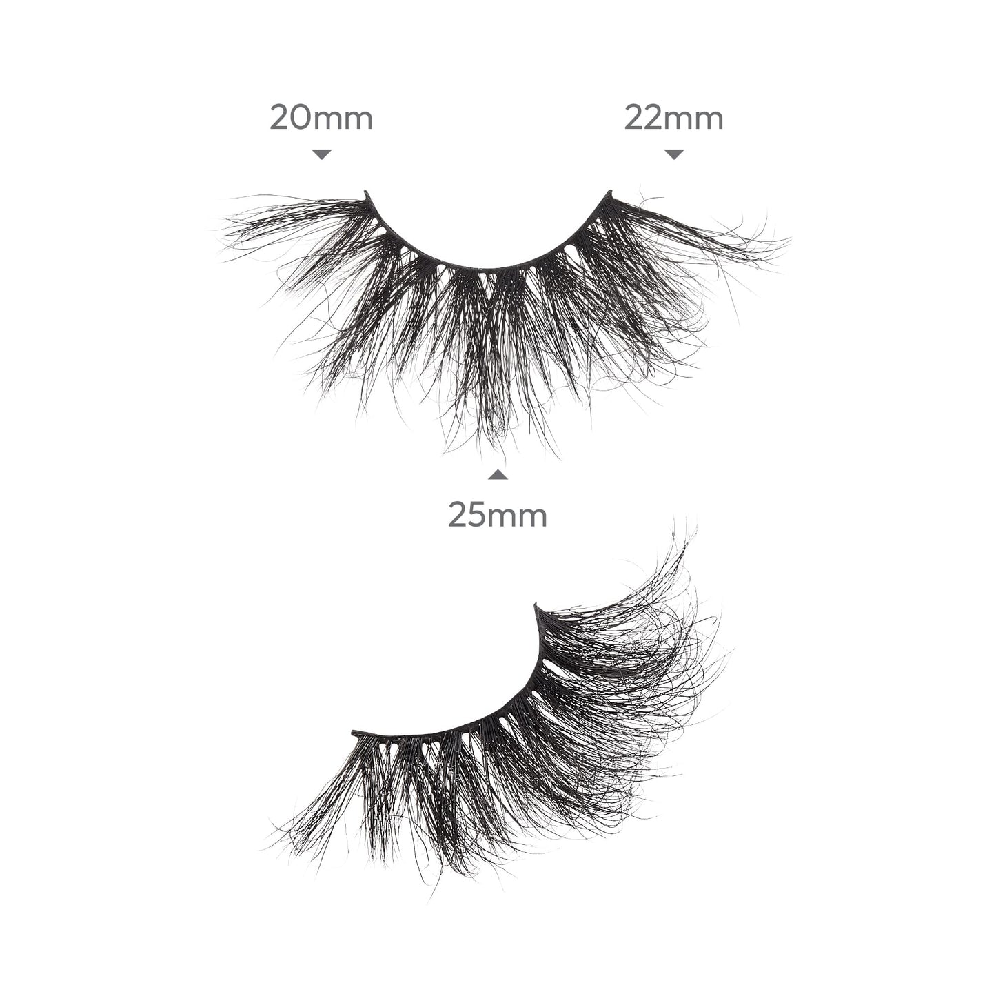 i-ENVY False Lashes Luxury Mink Collection Eyelashes 100% Real Mink Glamorous Eye Look Lashes Maximum Fluffiness 3D Multi-Curl Angle