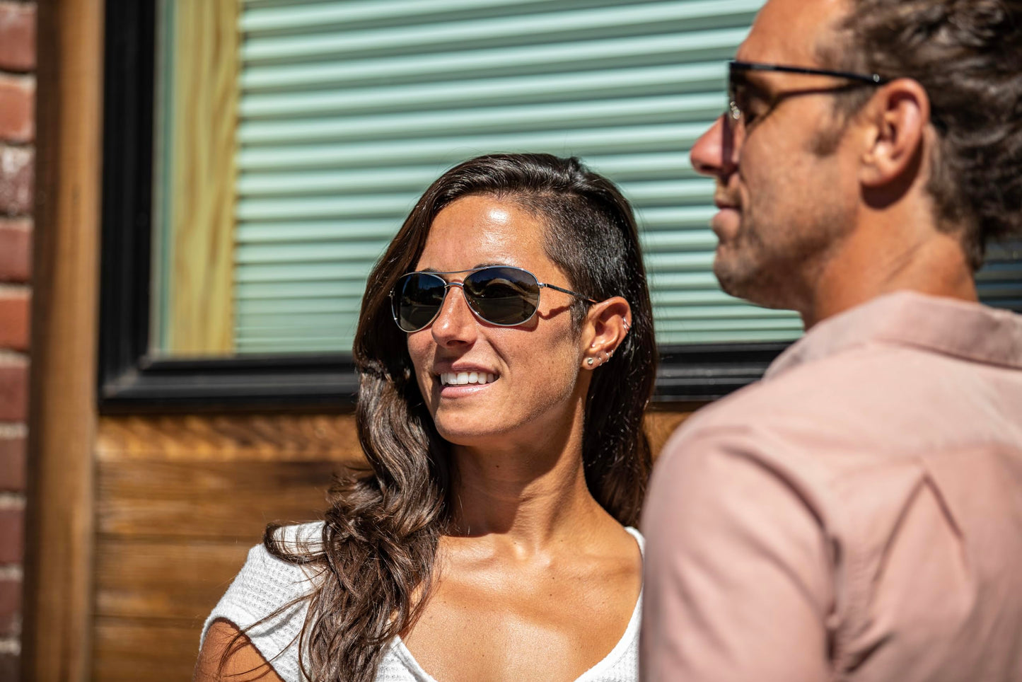 Suncloud Patrol Polarized Sunglasses - 100% UV Protection - Comfortable Fit, Trendy Design - for Men & Women - Silver + Polarized Gray Lenses