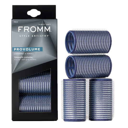 Fromm ProVolume 1.25" Self-Grip Ceramic Ionic Thermal Hair Rollers, 4 Count, Salon Quality Hair Curlers for Shorter or Medium Length Hair, Bangs Beauty and Personal Care Fromm Default Title