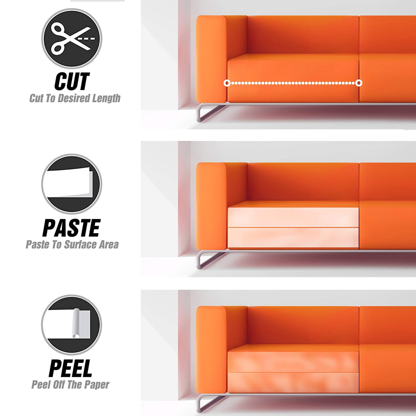 Karaseno Anti-Cat Scratch Tape – 3"x30 Yards Clear Double-Sided Cat Scratch Deterrent, Furniture Protector for Couch, Carpet & Doors, Pet & Kid Safe