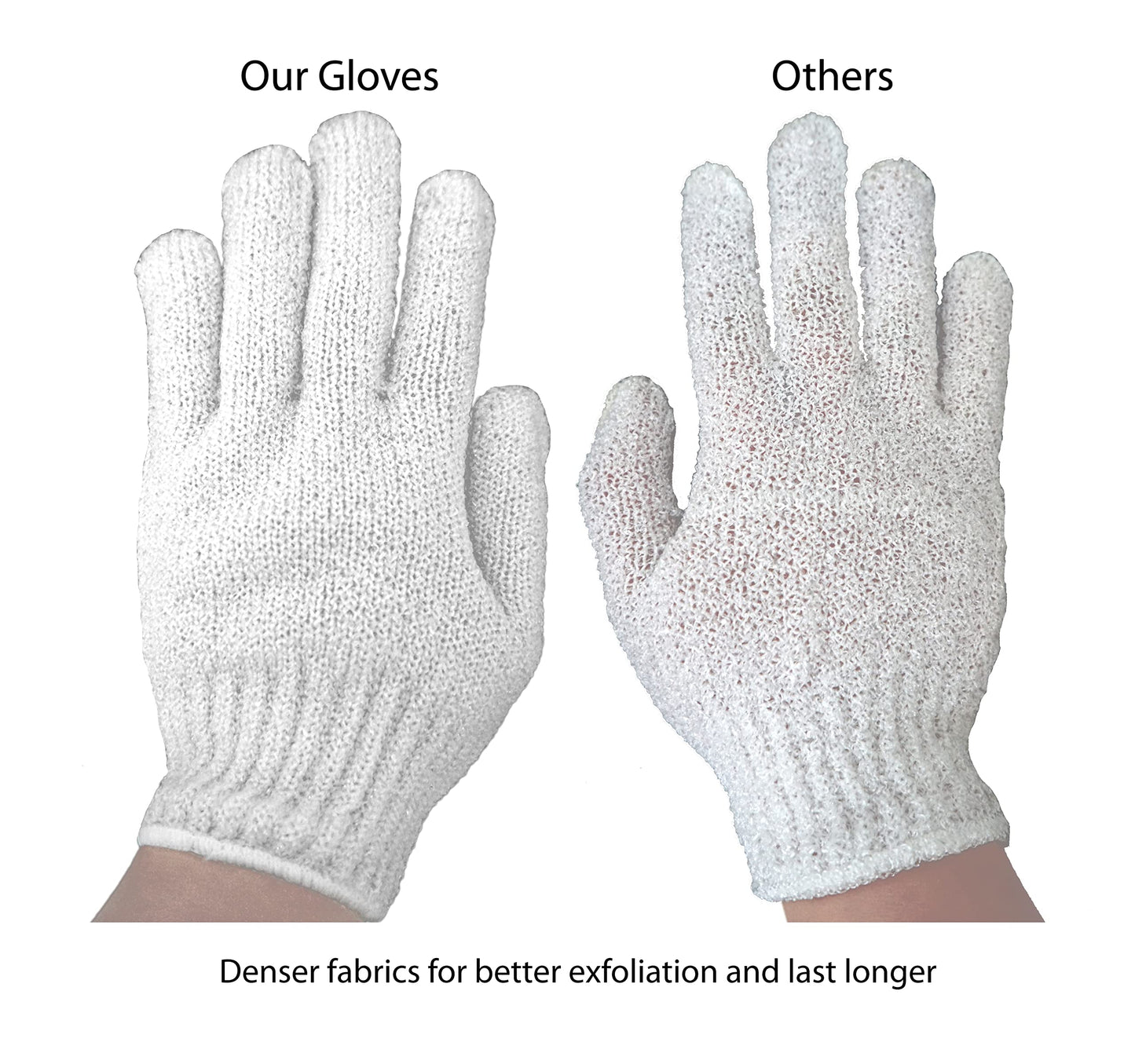 Aquasentials Exfoliating Bath Gloves (4 Pairs) Beauty and Personal Care Aquasentials