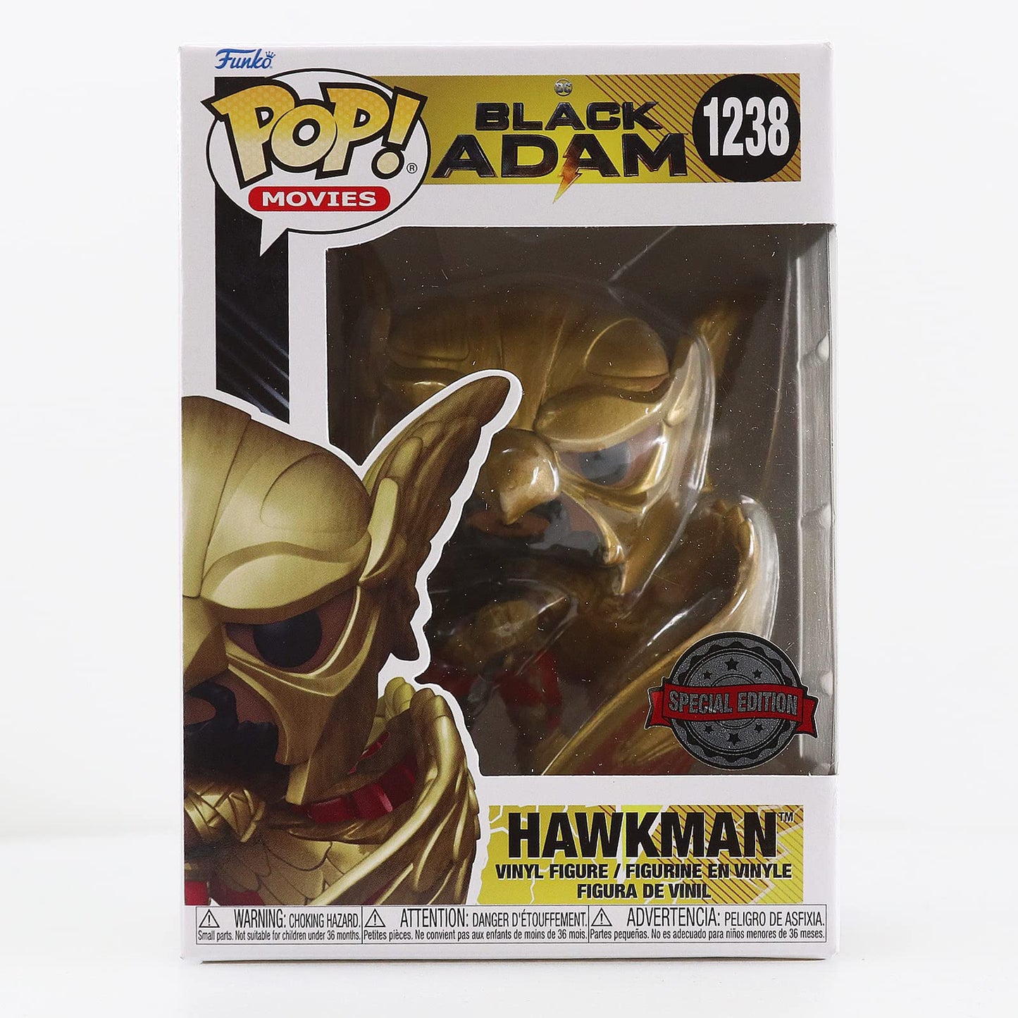 Funko Pop! Movies Black Adam Hawkman Pop! Vinyl Collectible Toy Figure - Limited Edition Exclusive
