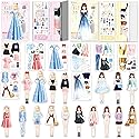JHGCVX Magnetic Dress Up Paper Dolls for Girls Ages 4-7, Pretty Princess Game Paper Dolls Dress Up Toys, Creating Imaginative Birthday Gifts