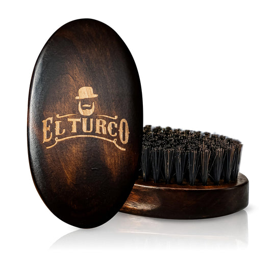 EL TURCO Beard Brush for Men, Boar Bristle Beard Brush, Firm Bristles for Thick Beards, Travel Brush for Grooming, Styling, Oil & Balm Distribution Beauty and Personal Care EL TURCO