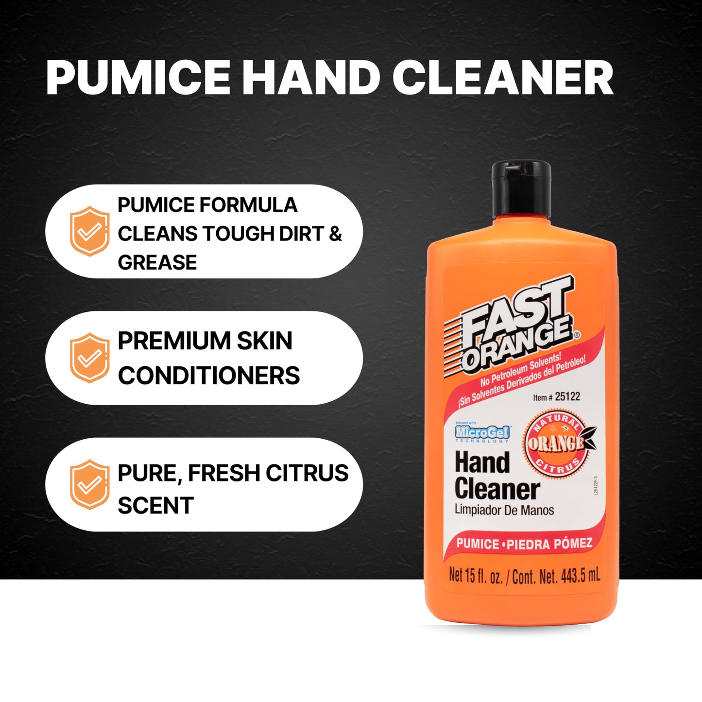Fast Orange 25122 15 Oz Pumice Hand Cleaner Beauty & Personal Care Fast Orange