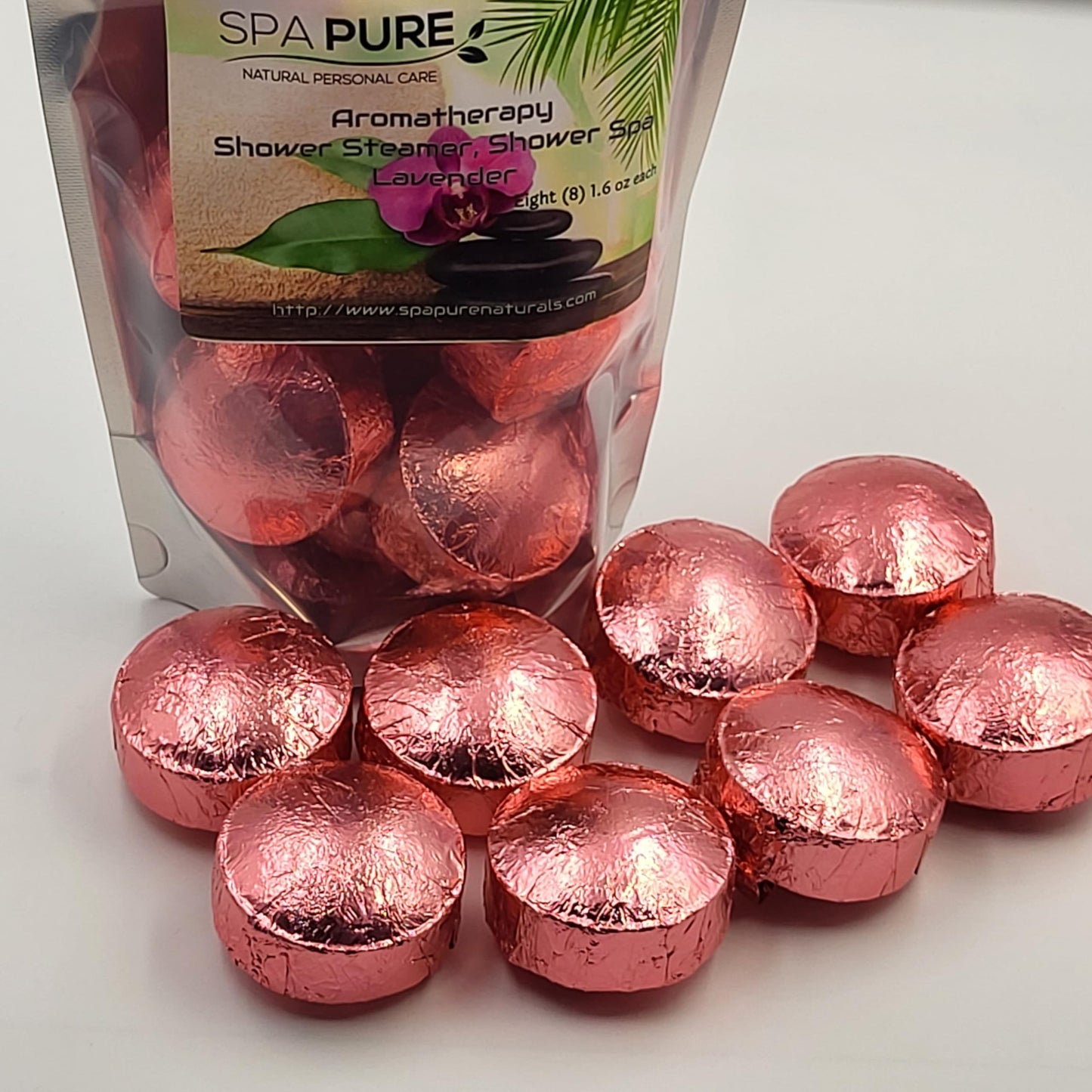 8 Sweet Romance Aromatherapy Shower Steamers 1.6 oz Each with 100% Natural/Organic Essential Oils - Transform Your Shower - Transform Your Mood…