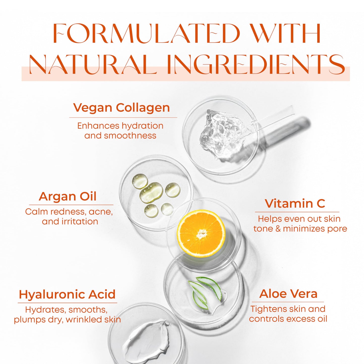 Skin 2.0 Vitamin C Serum - Dermatologist Tested, Anti-Aging & Dark Spot Remover - Brightening, Clean Beauty, Cruelty-Free, Korean Skincare for Glass