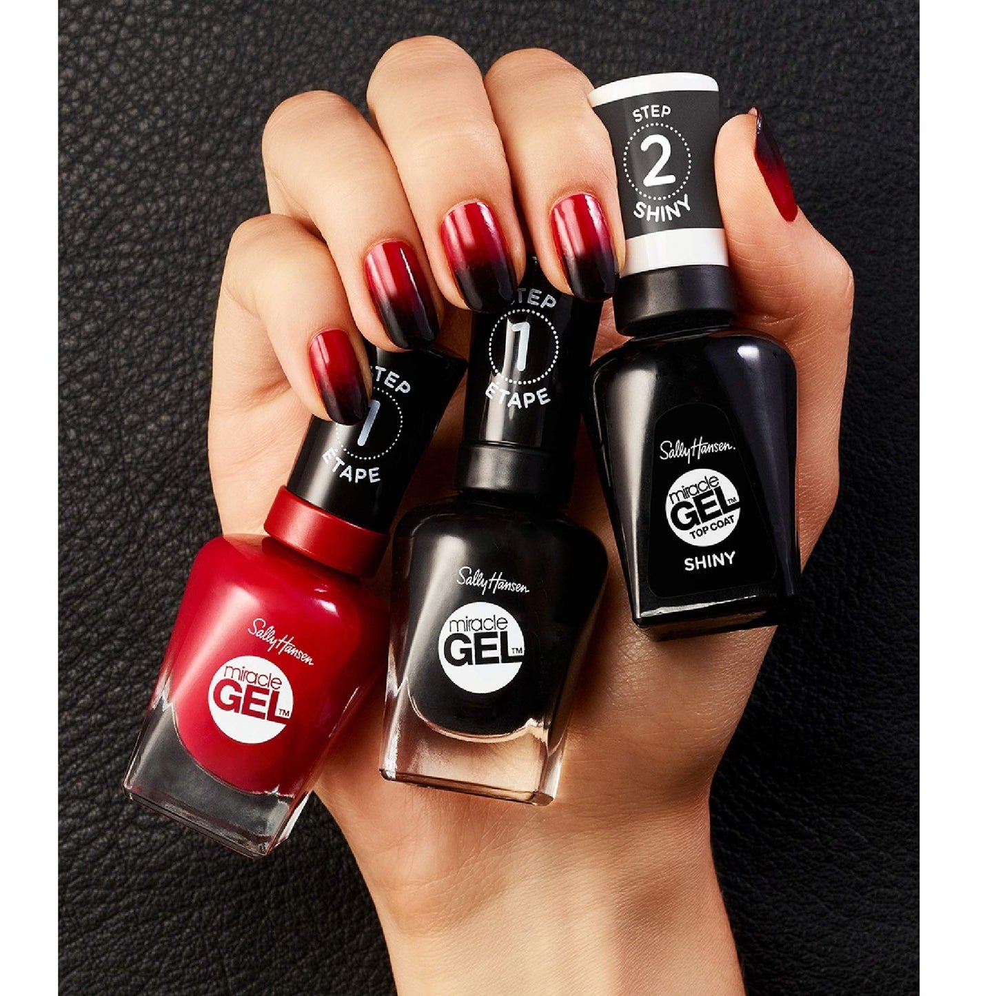 Sally Hansen Miracle Gel Nail Polish, Shade Redgy 419 (Packaging May Vary) Beauty & Personal Care Sally Hansen