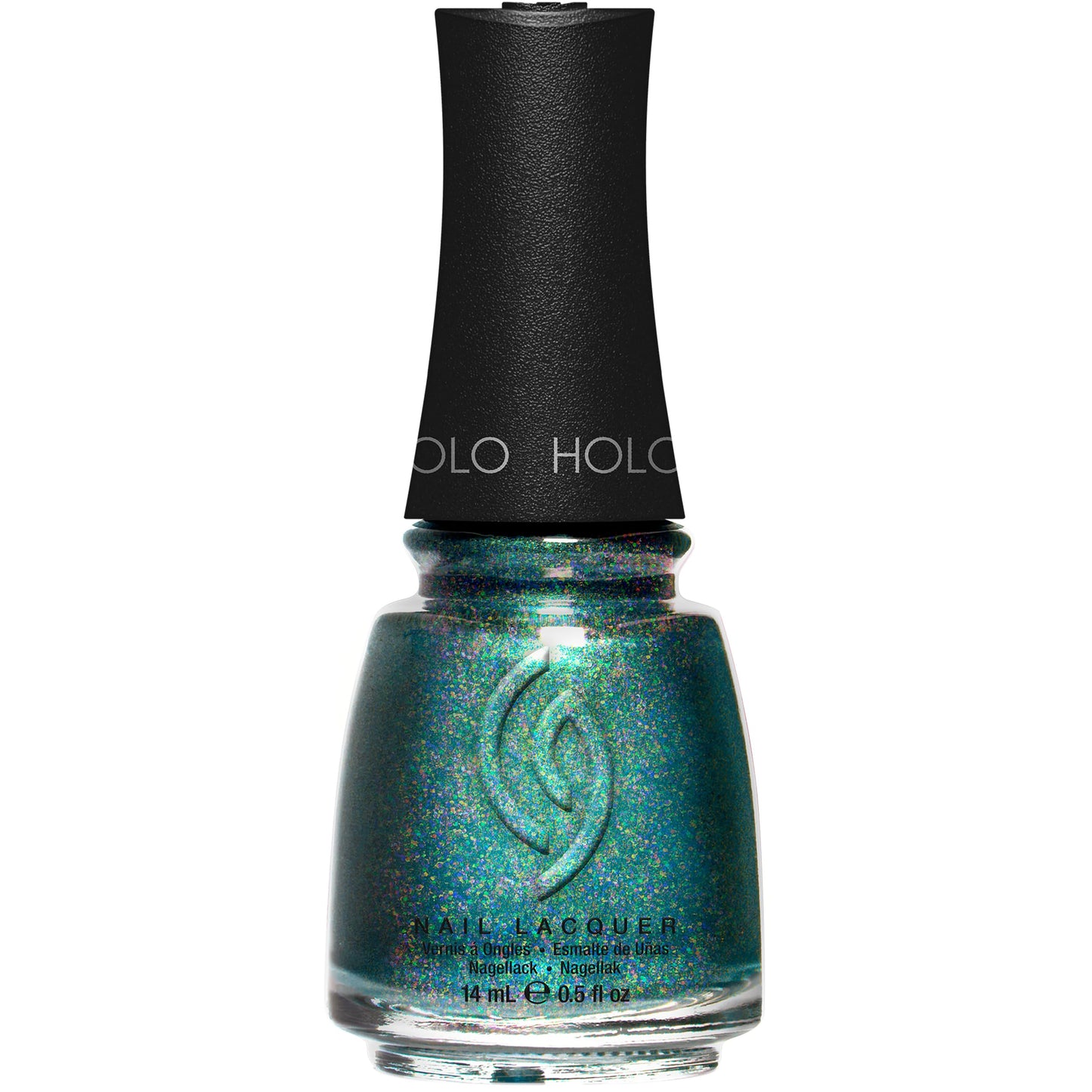 China Glaze CG Nail Lacquer Mermaid Signal - Holographic Teal Green & Blue Nail Polish, Quick Dry High Shine Shimmer for Salon Quality DIY Manicure Beauty & Personal Care China Glaze