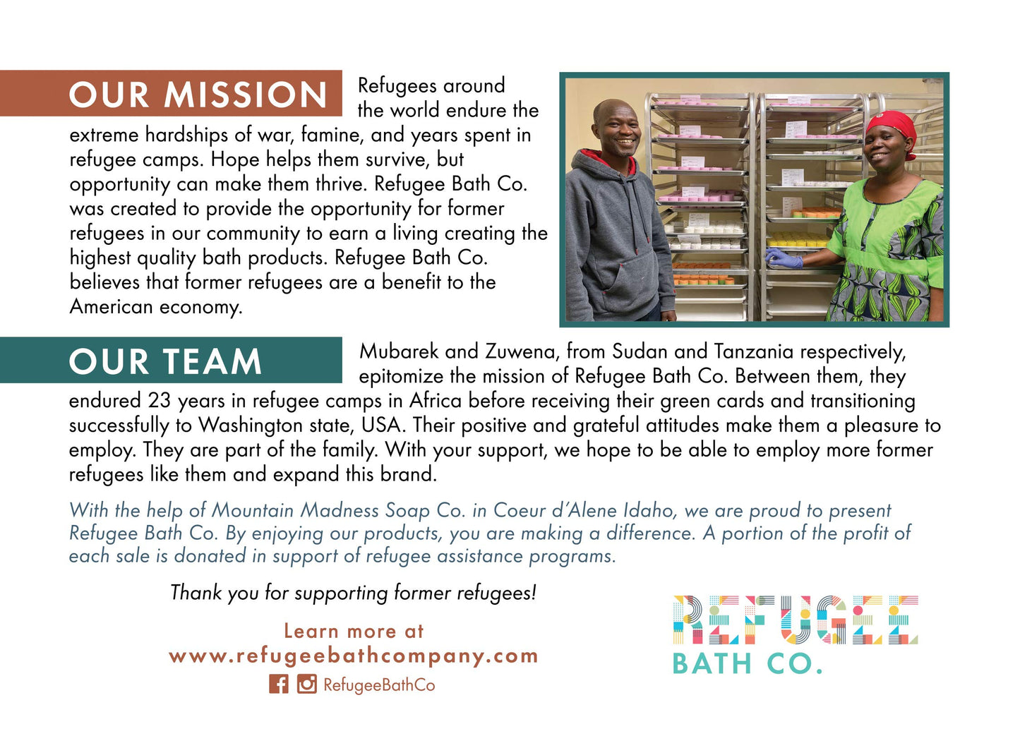 Refugee Bath Co. Mens Variety Bath Bombs, 2.5 oz Each, Cocoa Butter and Plant Based Ingredients, Vegan, Support Refugee Employment in The USA, Made…