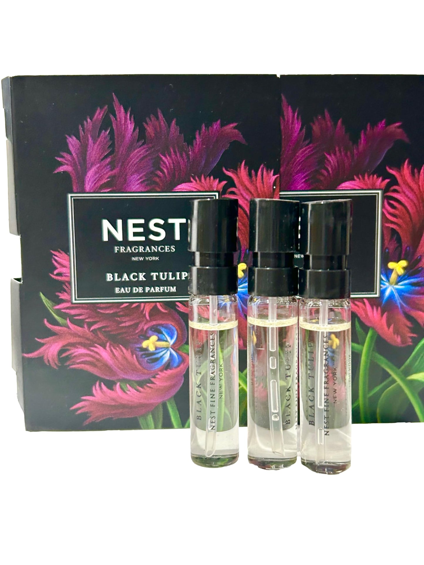 NEST Black Tulip Sample Perfume Parfum 1.5 ml / 0.05 fl.oz - Vial Spray Set of 3 Vials (2714)