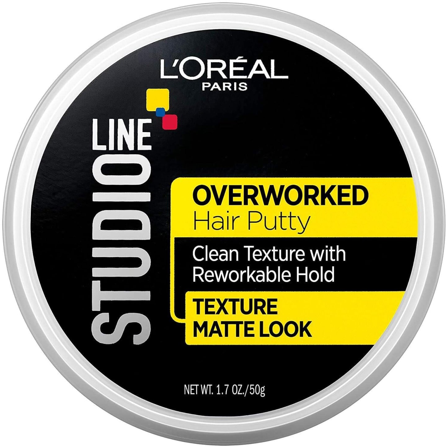 L’Oreal Paris Studio Putty Overworked 1.7 Ounce (50ml) (6 Pack) Beauty and Personal Care L'Oreal Paris