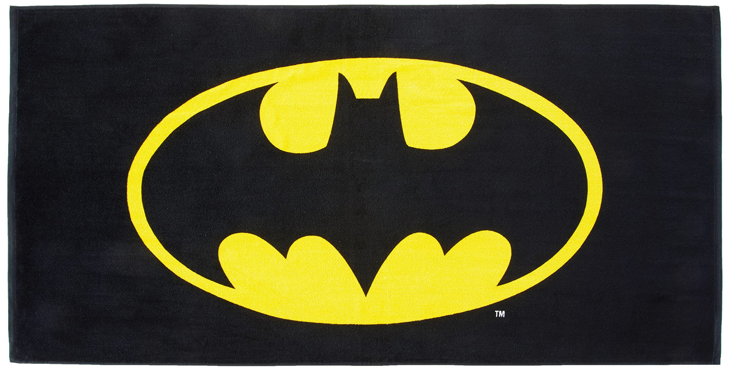 Franco Batman DC Comics Super Soft Cotton Bath/Pool/Beach Towel, 60 in x 30 in, (Official Licensed Batman Product)