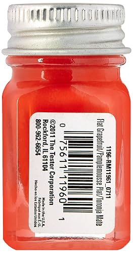Testors Enamel Paint Open Stock .25oz-Grapefruit Flat
