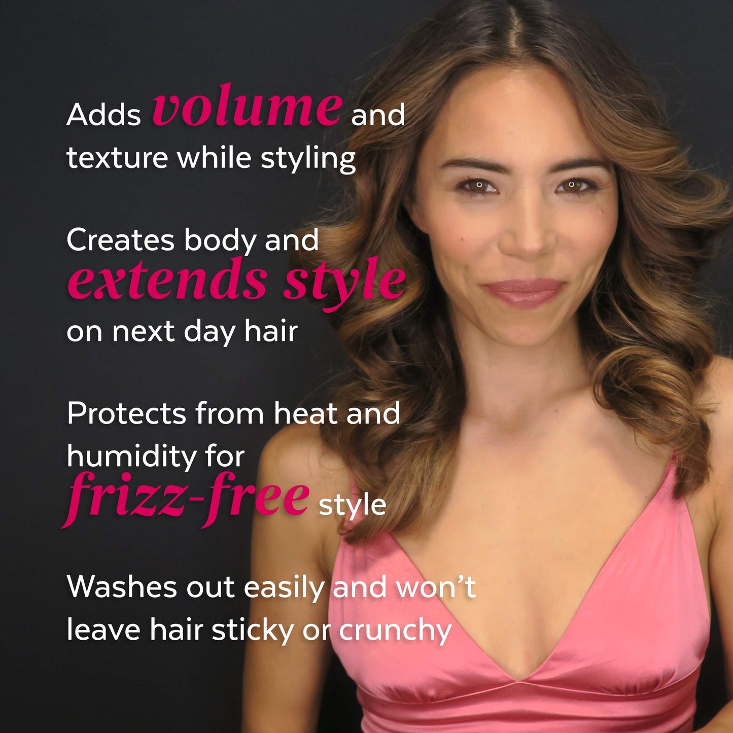 ALOXXI Bombshell Volumizing Grip Styler 3-in-1 Texturizing Hairspray & Dry Shampoo Adds Volume, Texture & Medium Hold Heat Protection up to 450F, 6.5