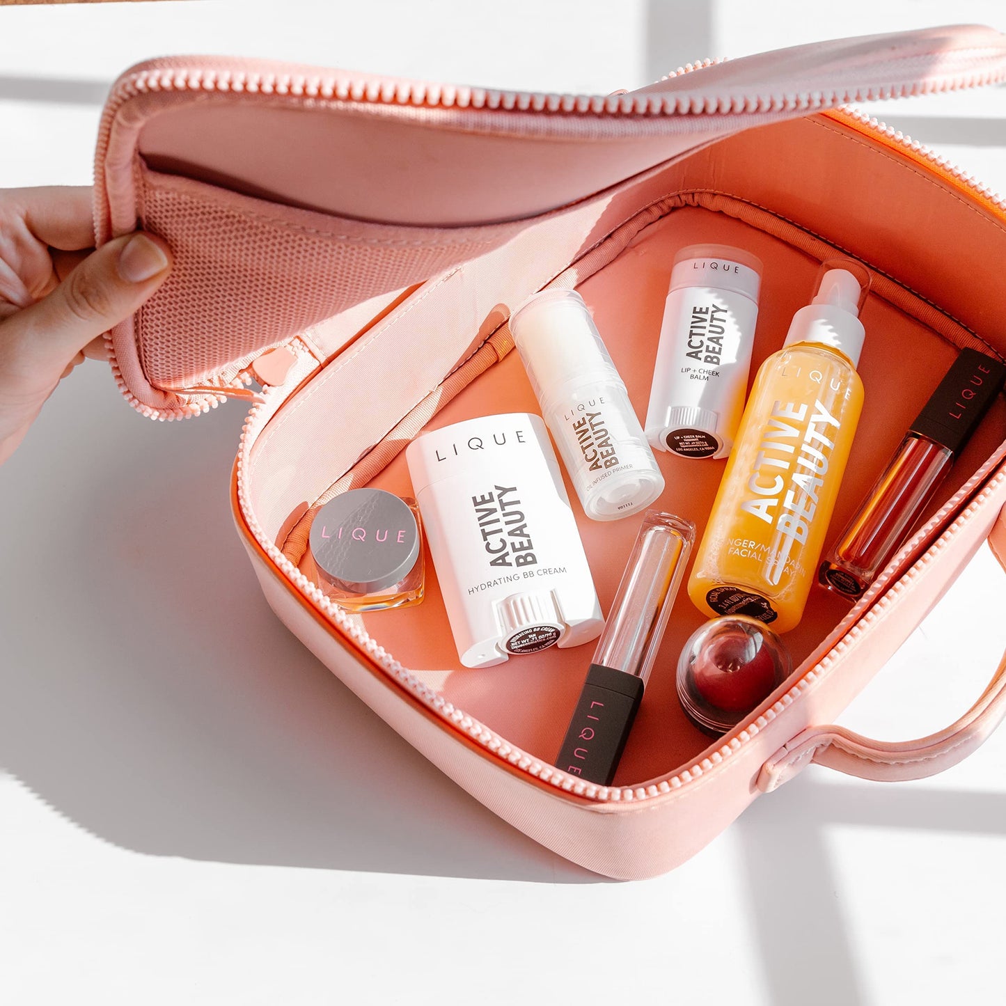 LIQUE Active Lip & Cheek Balm Makeup Stick, Lightweight & Hydrating, Sheer Color with Buildable Coverage, Natural-Looking, Dewy Finish, Vegan Formula