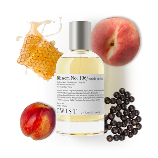 Twist Blossom No.106 - Eau De Parfum Inspired by J. Malone's Nectarine Blossom & Honey Cologne, Long-Lasting Perfume For Women & Men, Paraben Free Beauty & Personal Care HOUSE OF TWIST