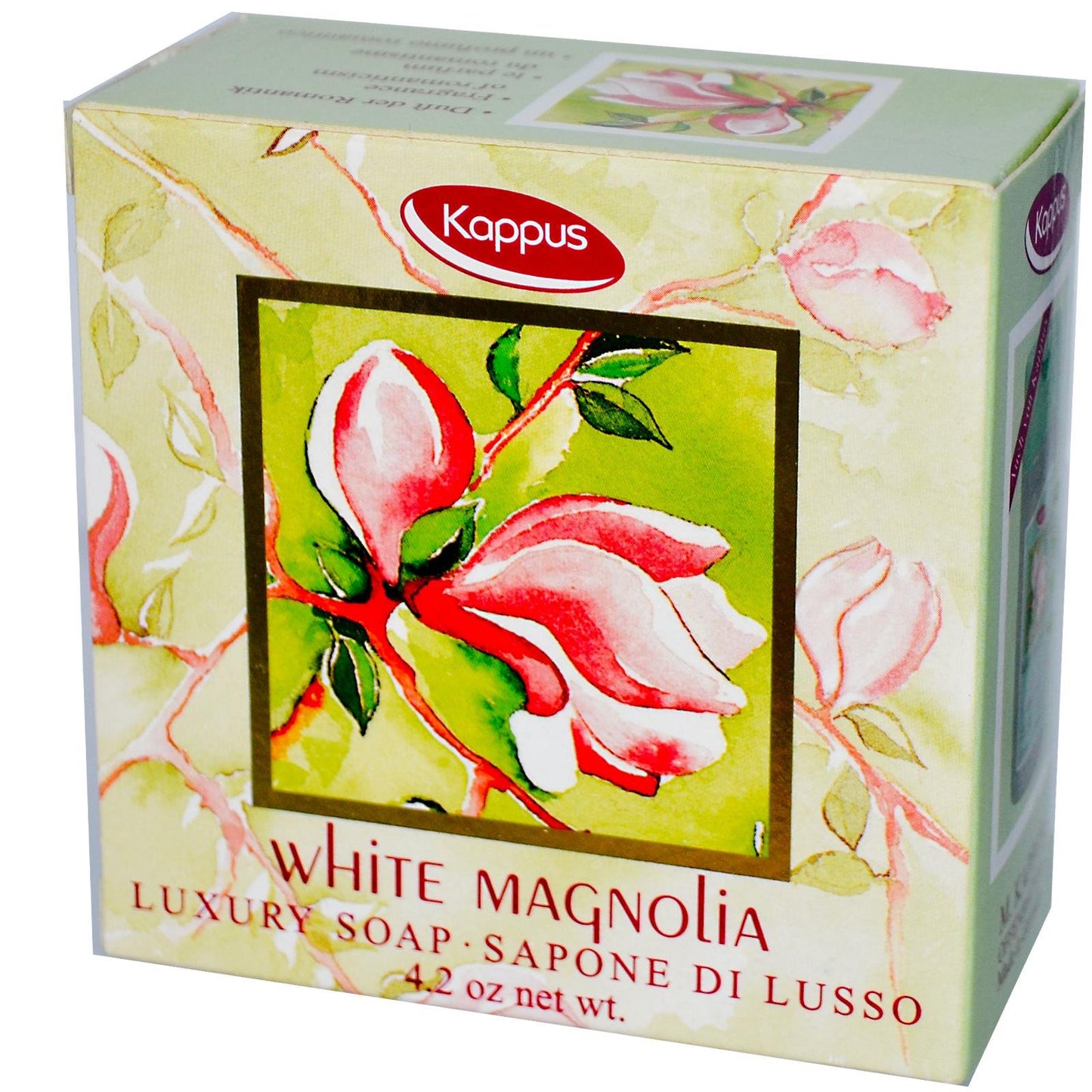 White Magnolia Soap - 4.2 oz - Bar Soap Beauty & Personal Care Kappus Soap