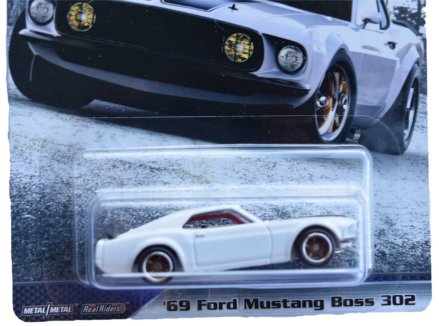 Hot Wheels 1/4 Mile Muscle '69 Mustang Boss 302 5/5, White [Fast & Furious]