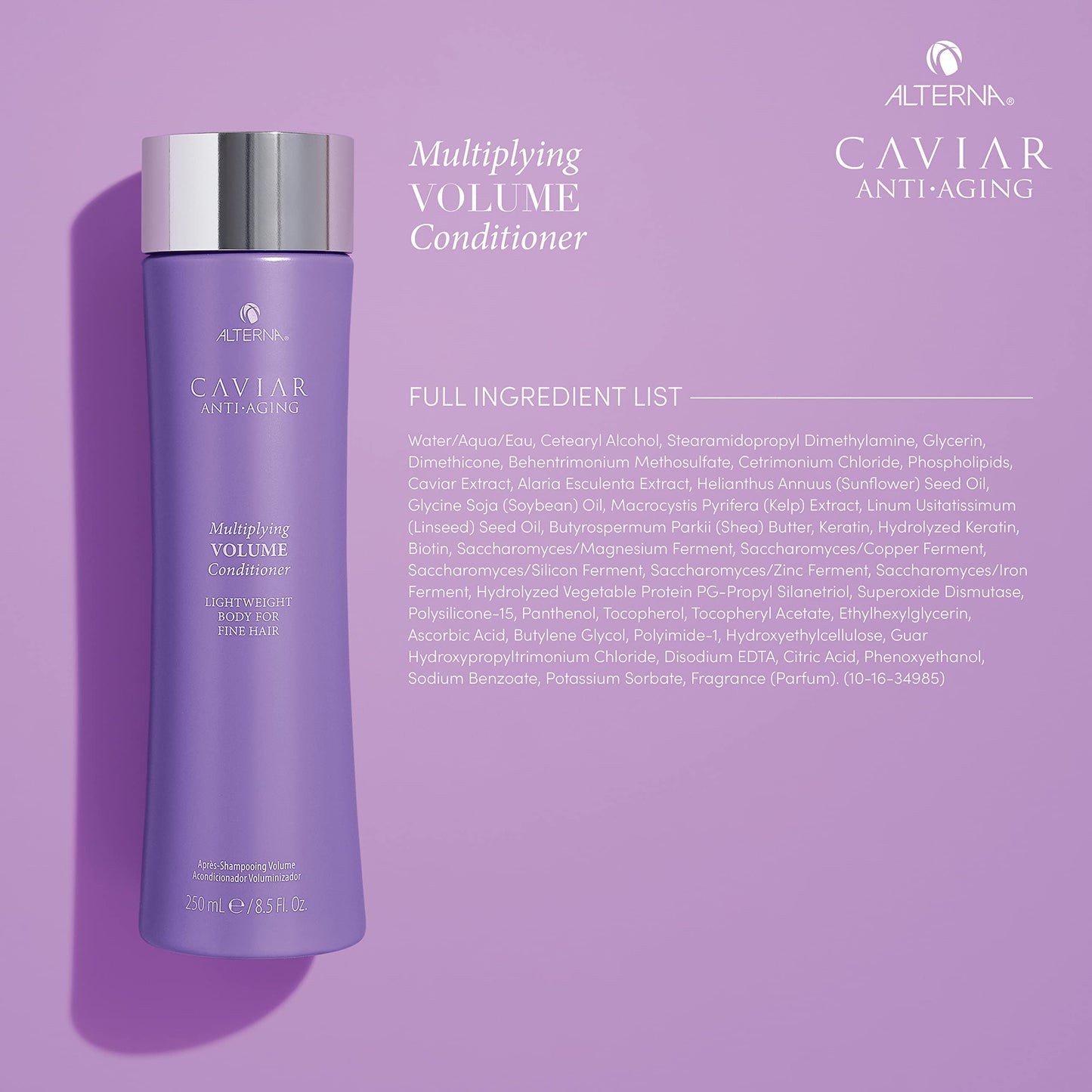Alterna Haircare CAVIAR Anti-Aging Multiplying Volume Conditioner 8.5Fl Oz | For Fine, Limp or Thin Hair | Create Instant Volume and Thickness |