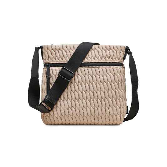 DKNY Women's Handbags Crossbody,Light Khaki,1SZ