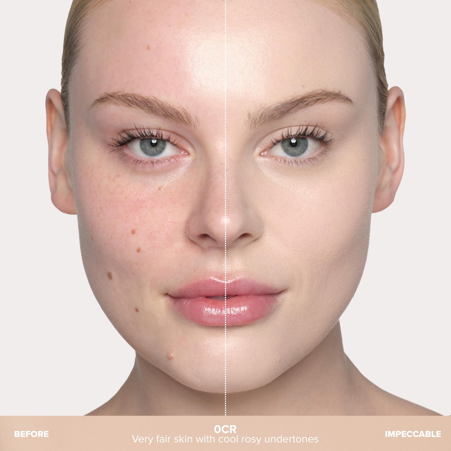 Anastasia Beverly Hills Impeccable Blurring Second Skin Matte Foundation - Full-Coverage Long-Wear Foundation with Soft-Focus Blurring Finish for Smooth Natural-Looking Skin - 0CR