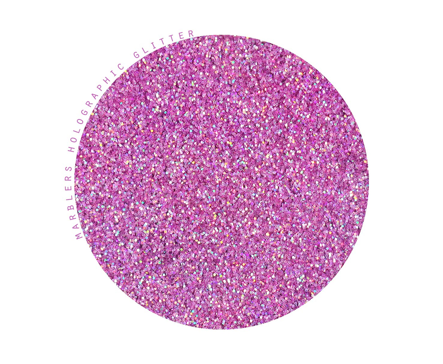 MARBLERS Holographic Face & Body Glitter [Holo Bubblegum] 0.18oz (5g) | Fine | Non-Toxic | Cruelty-Free | Festival, Rave & Party Makeup | Eye, Hair